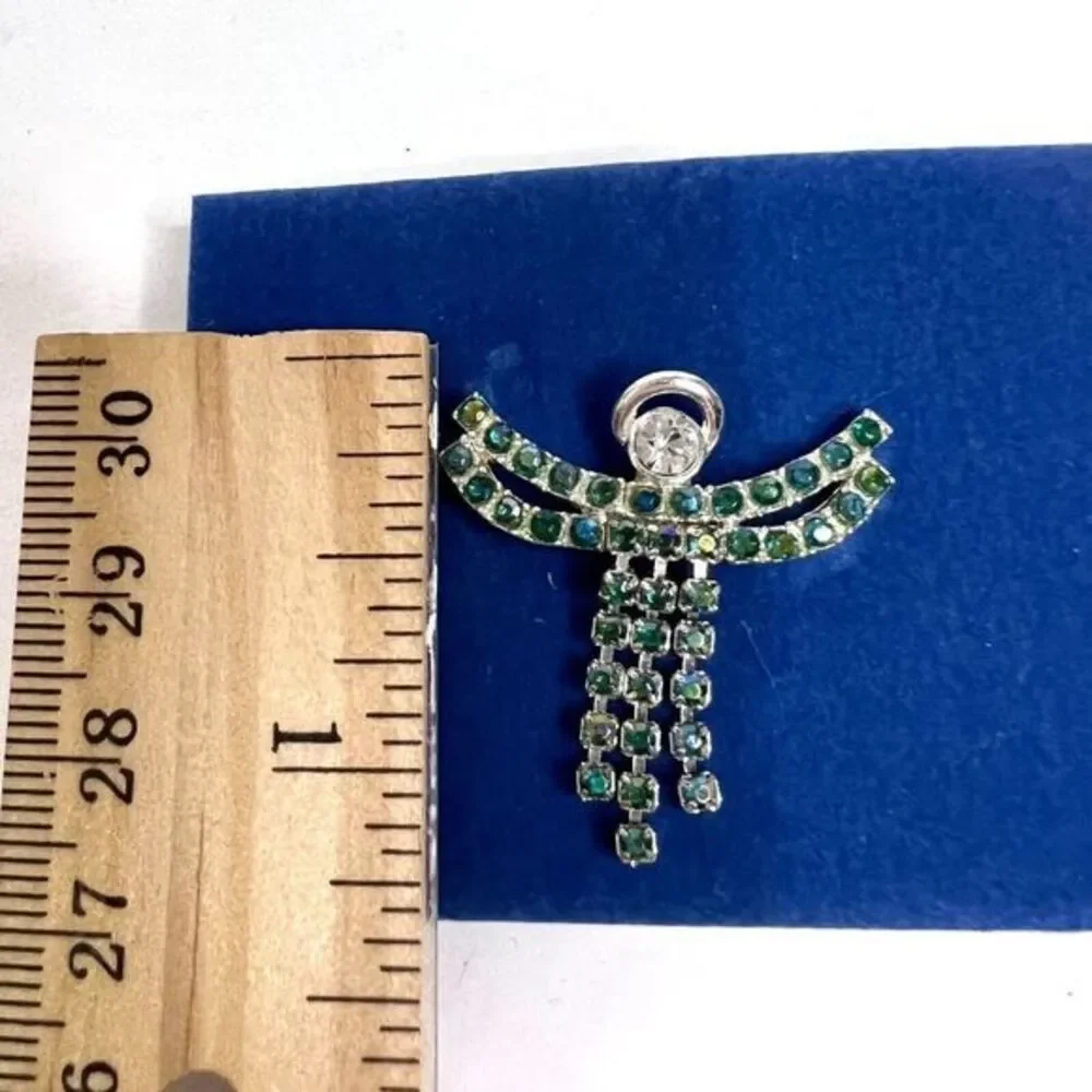 VINTAGE AVON BIRTHSTONE ANGEL TAC‎ PIN MAY F3069441